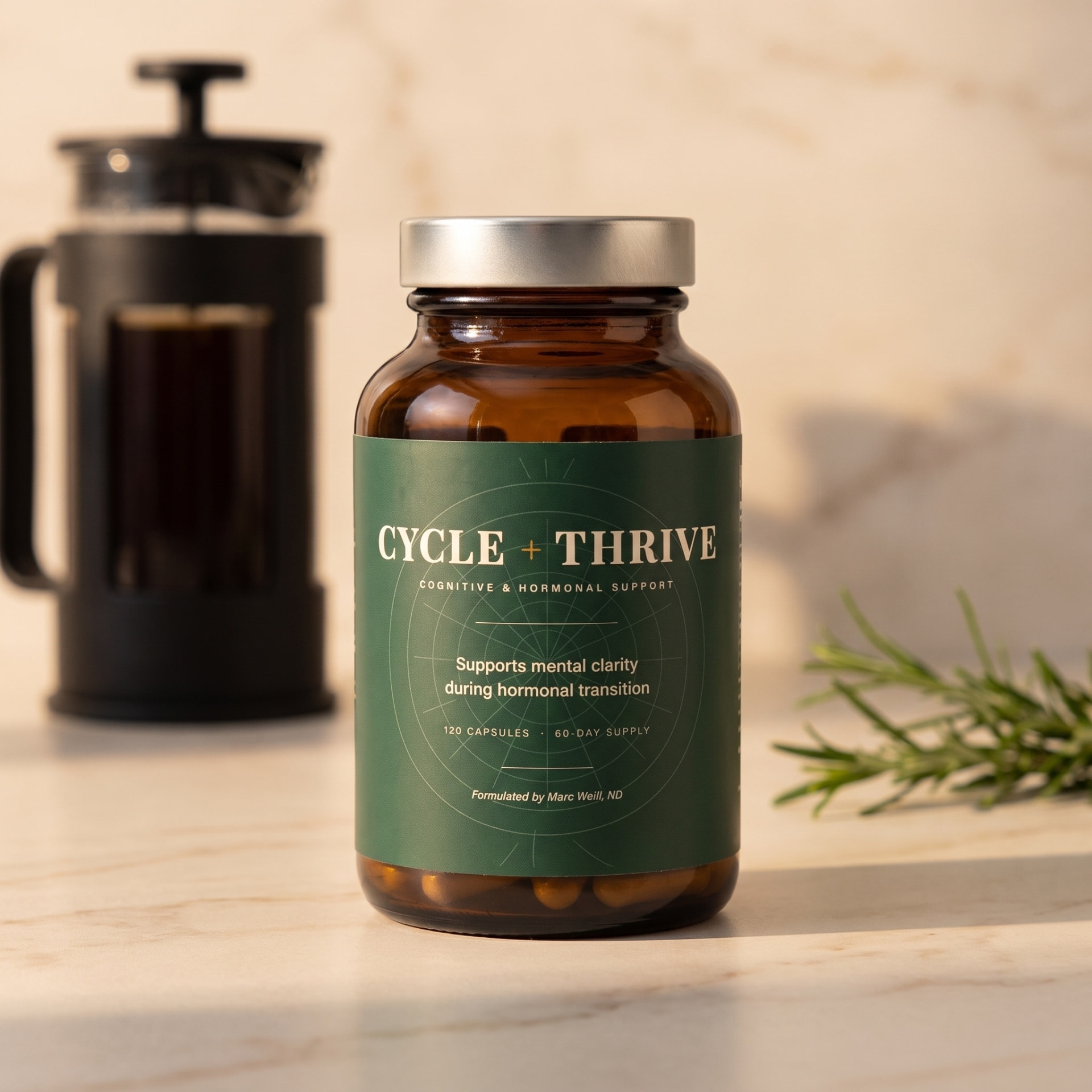 Cycle + Thrive bottle design concept