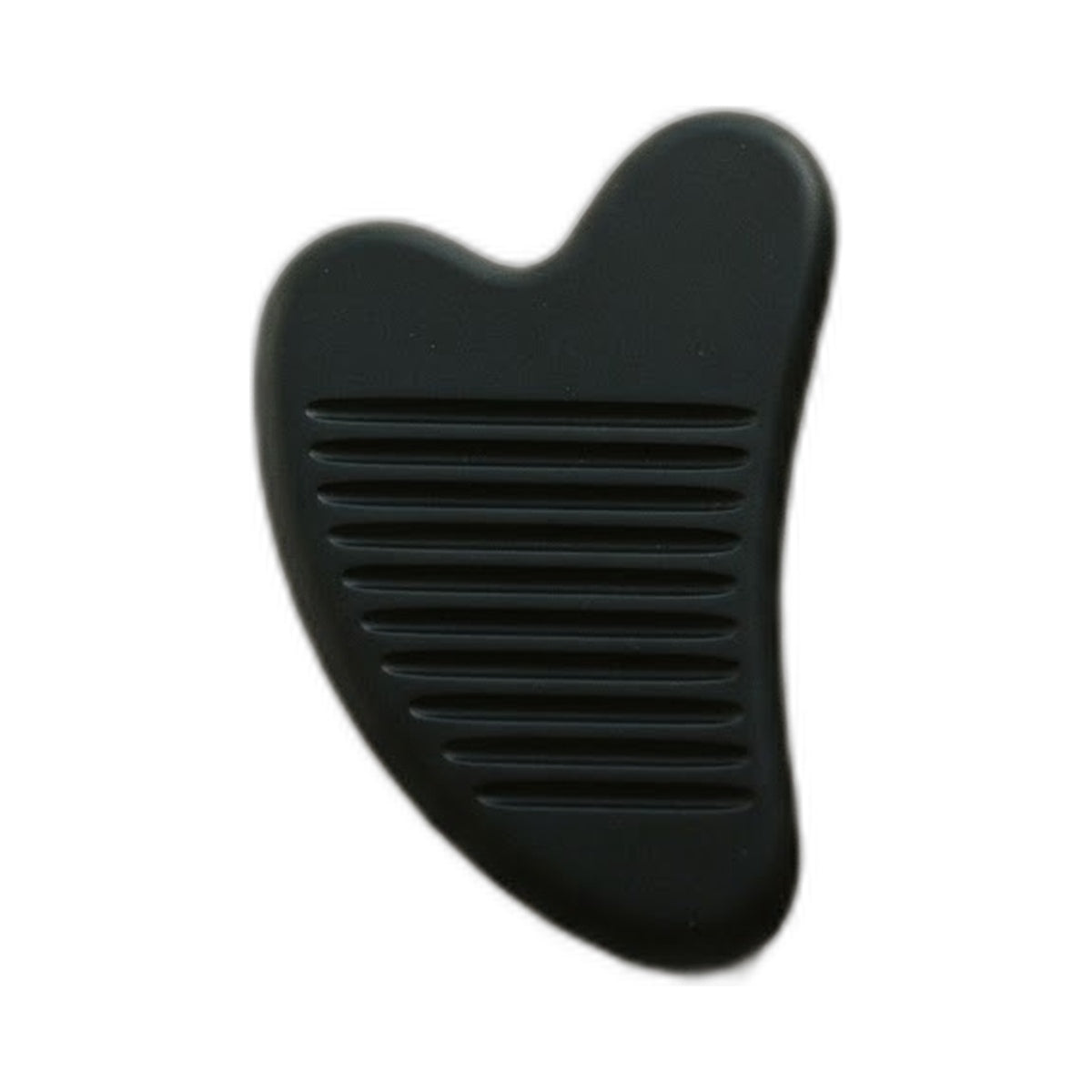 Grooovie matte black resin gua sha tool